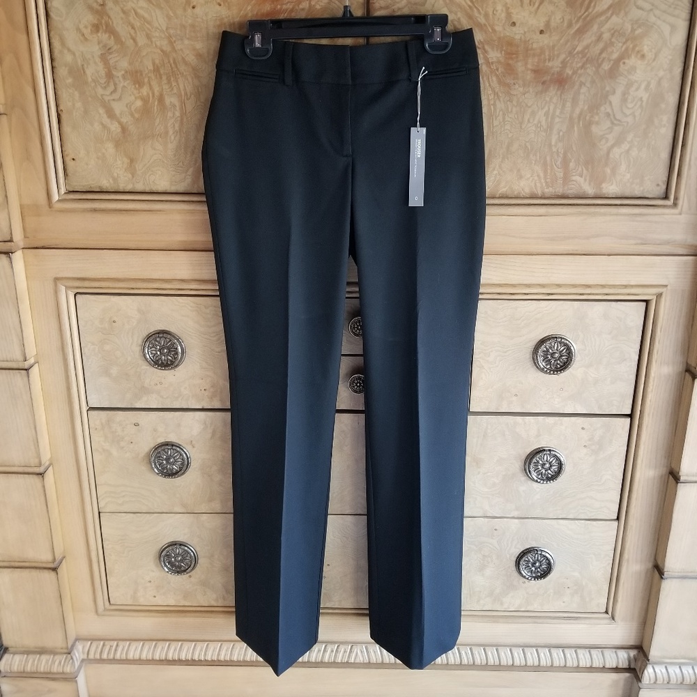 LOFT Trouser in Custom Stretch NEW Size 0 Black